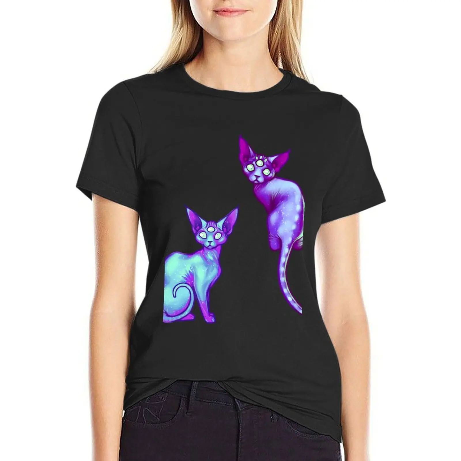Galacticats \t pack \t \t T-Shirt tops funny summer top animal print Women t-shirts
Galacticats \t pack \t \t T-Shirt tops funny summer top animal print Women t-shirts