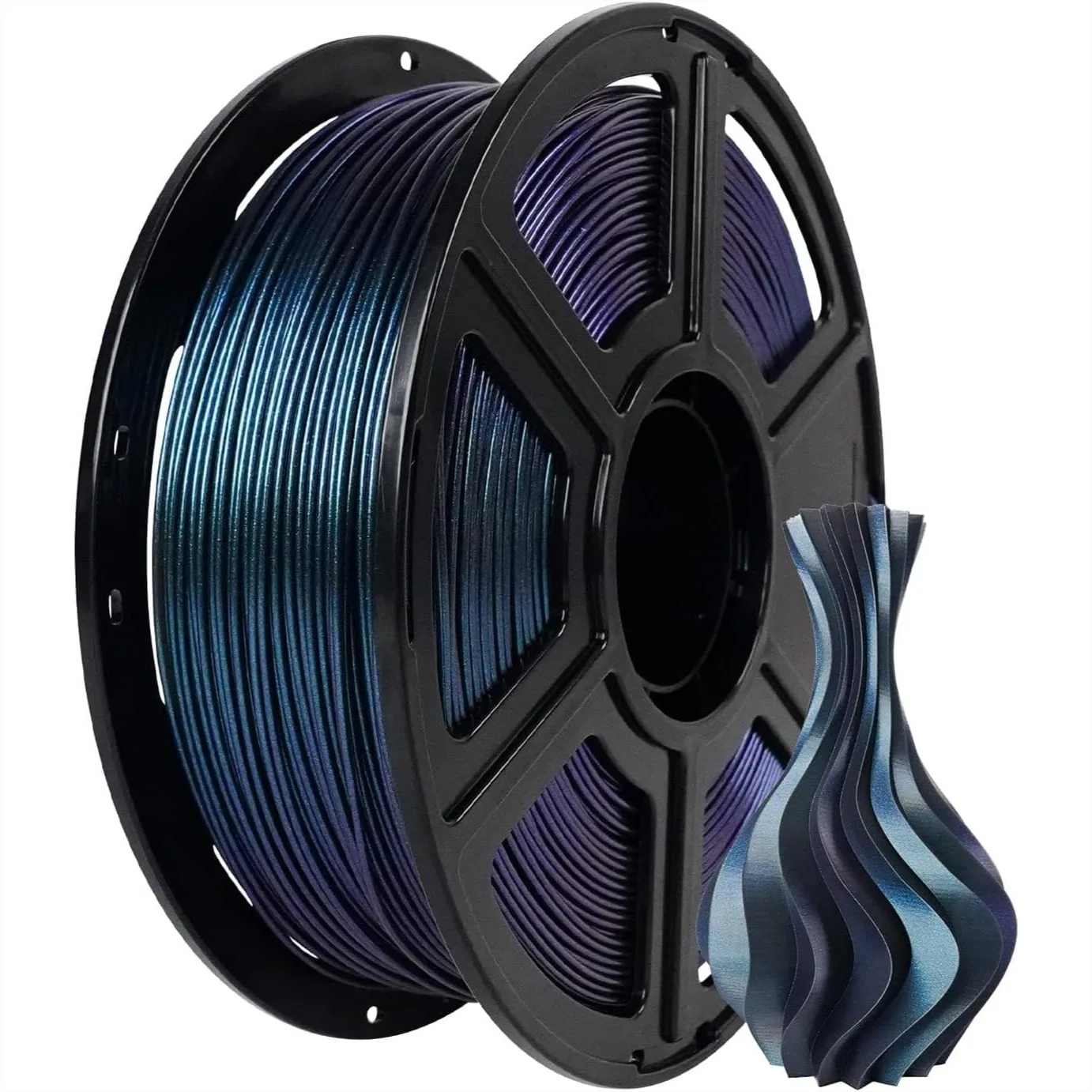 PLA Filament 1.75mm +/-0.02mm, Color Changeable 3D Printer Filament 1kg, Chameleon Changing Colors with Light, Hide Layer Lines
PLA Filament 1.75mm +/-0.02mm, Color Changeable 3D Printer Filament 1kg, Chameleon Changing Colors with Light, Hide Layer Lines