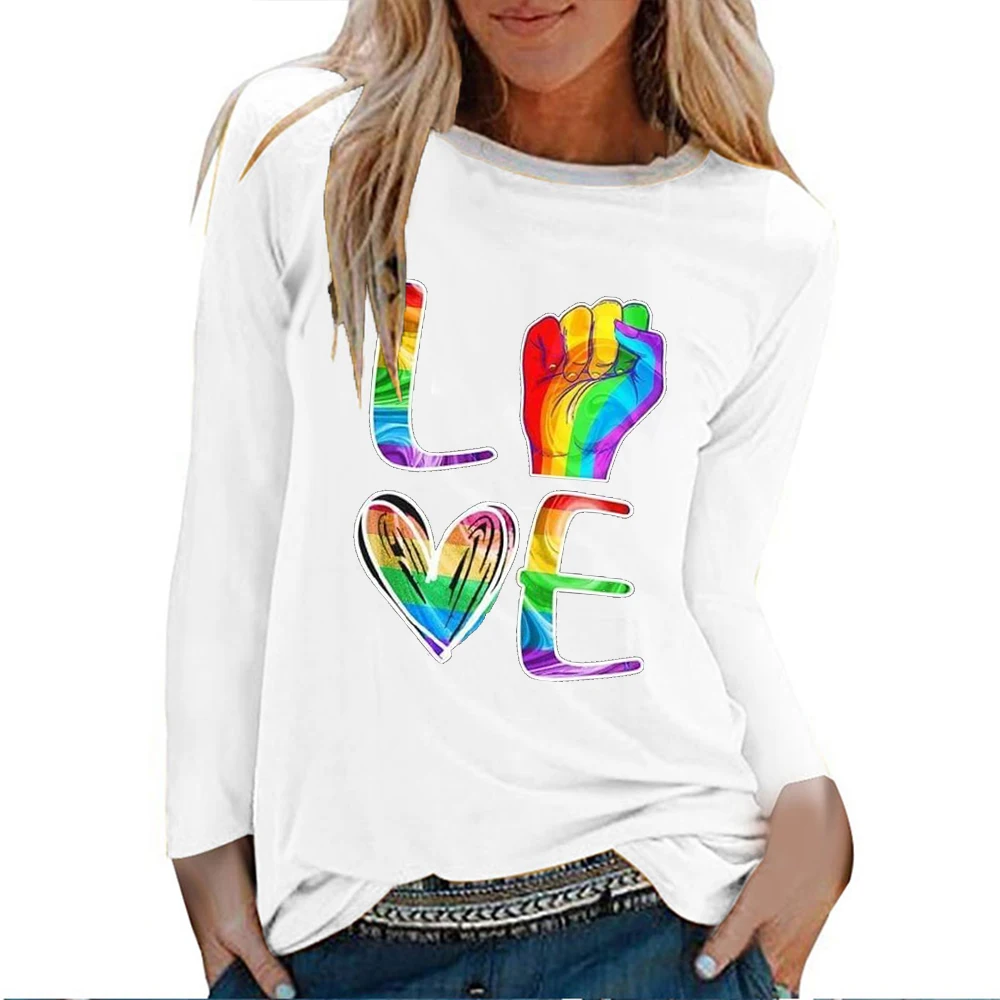 Seeyoushy LOVE Y2K Aesthetic Women's Top Harajuku Interesting Printed Fashion Women T-shirt Long Sleeve O-neck 2023 New Clothing
Seeyoushy LOVE Y2K Aesthetic Women's Top Harajuku Interesting Printed Fashion Women T-shirt Long Sleeve O-neck 2023 New Clothing