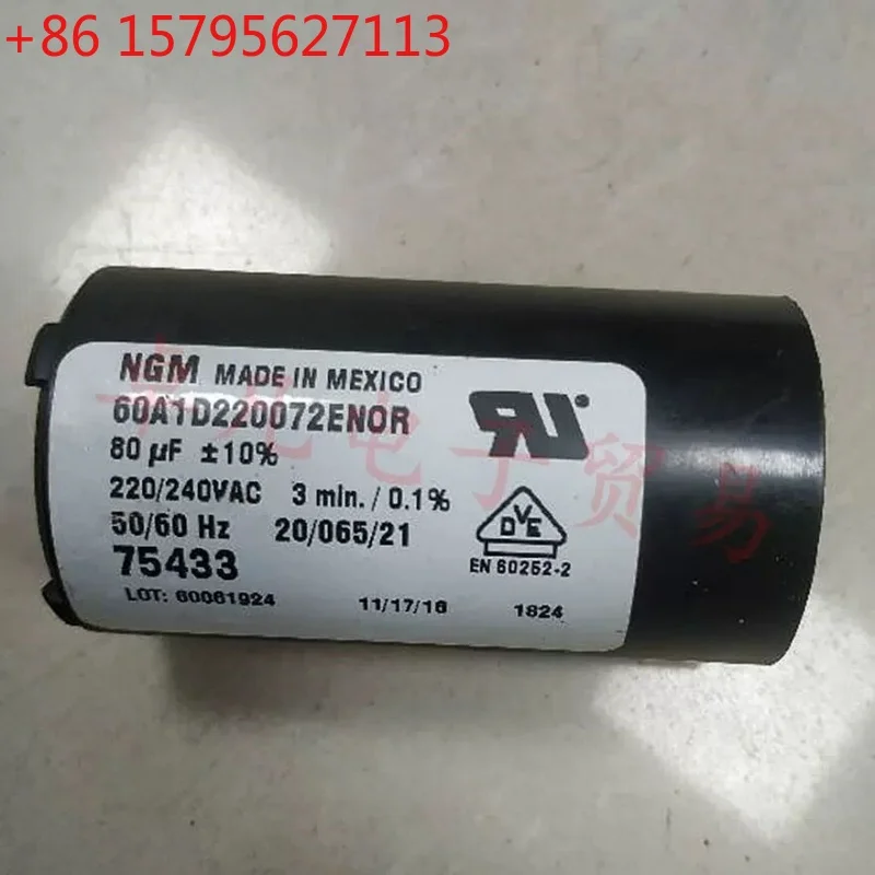 new for NGM starting capacitor 60A1D220072ENOR 80uF 220/240VAC 75433 shipped KEMET 080MS26AAMK1STD 80uF 260V AC compatible
new for NGM starting capacitor 60A1D220072ENOR 80uF 220/240VAC 75433 shipped KEMET 080MS26AAMK1STD 80uF 260V AC compatible