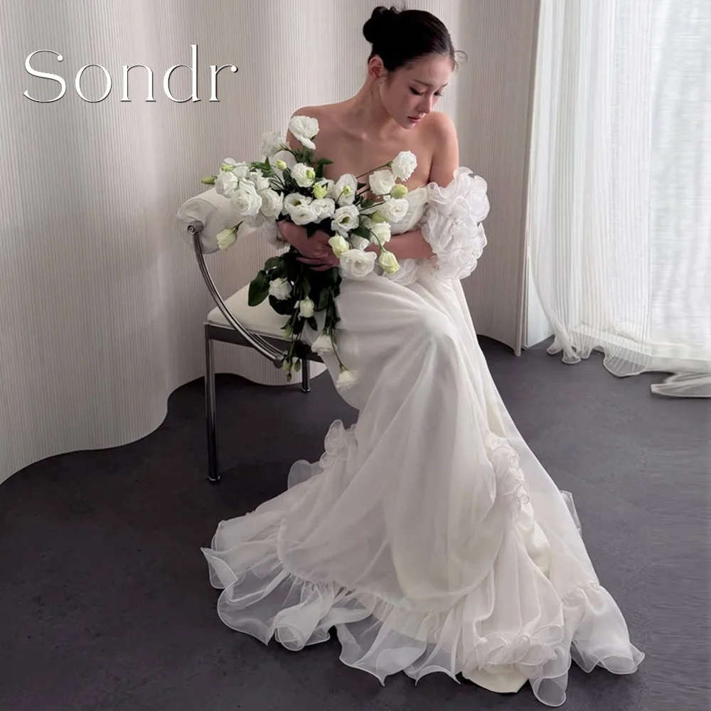 Sondr Customized 2026 New Korean Wedding Party Dress Chic Pleated Off the Shoulder Bridal Evening Prom Gown Photo Shoot Party
Sondr Customized 2026 New Korean Wedding Party Dress Chic Pleated Off the Shoulder Bridal Evening Prom Gown Photo Shoot Party