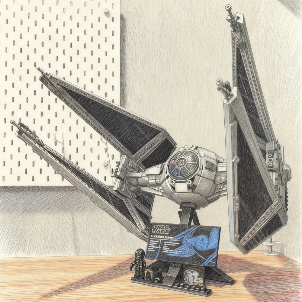 Big Sale TIE Interceptor Starfighter 1931PCS Model Building TIE Pilot Mini figure Creative Display Sets Gifts Decor
Big Sale TIE Interceptor Starfighter 1931PCS Model Building TIE Pilot Mini figure Creative Display Sets Gifts Decor