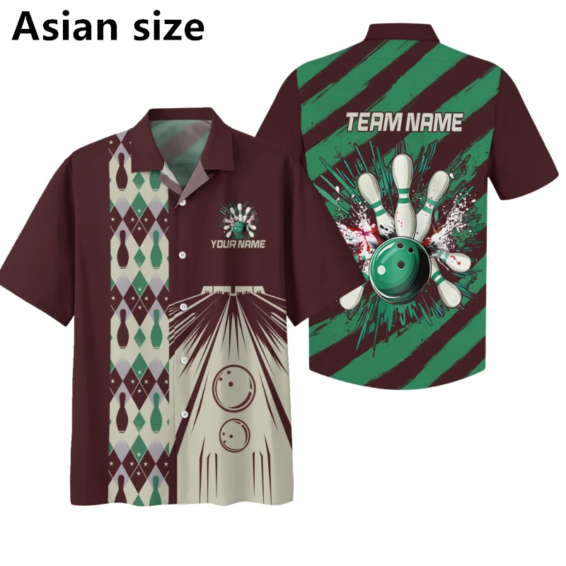 Красочные рубашки для боулинга с 3D принтом на заказ для мужчин, рубашки с короткими рукавами по индивидуальному заказу, летняя блузка с лацканами на пуговицах, уличная одежда
Красочные рубашки для боулинга с 3D принтом на заказ для мужчин, рубашки с короткими рукавами по индивидуальному заказу, летняя блузка с лацканами на пуговицах, уличная одежда