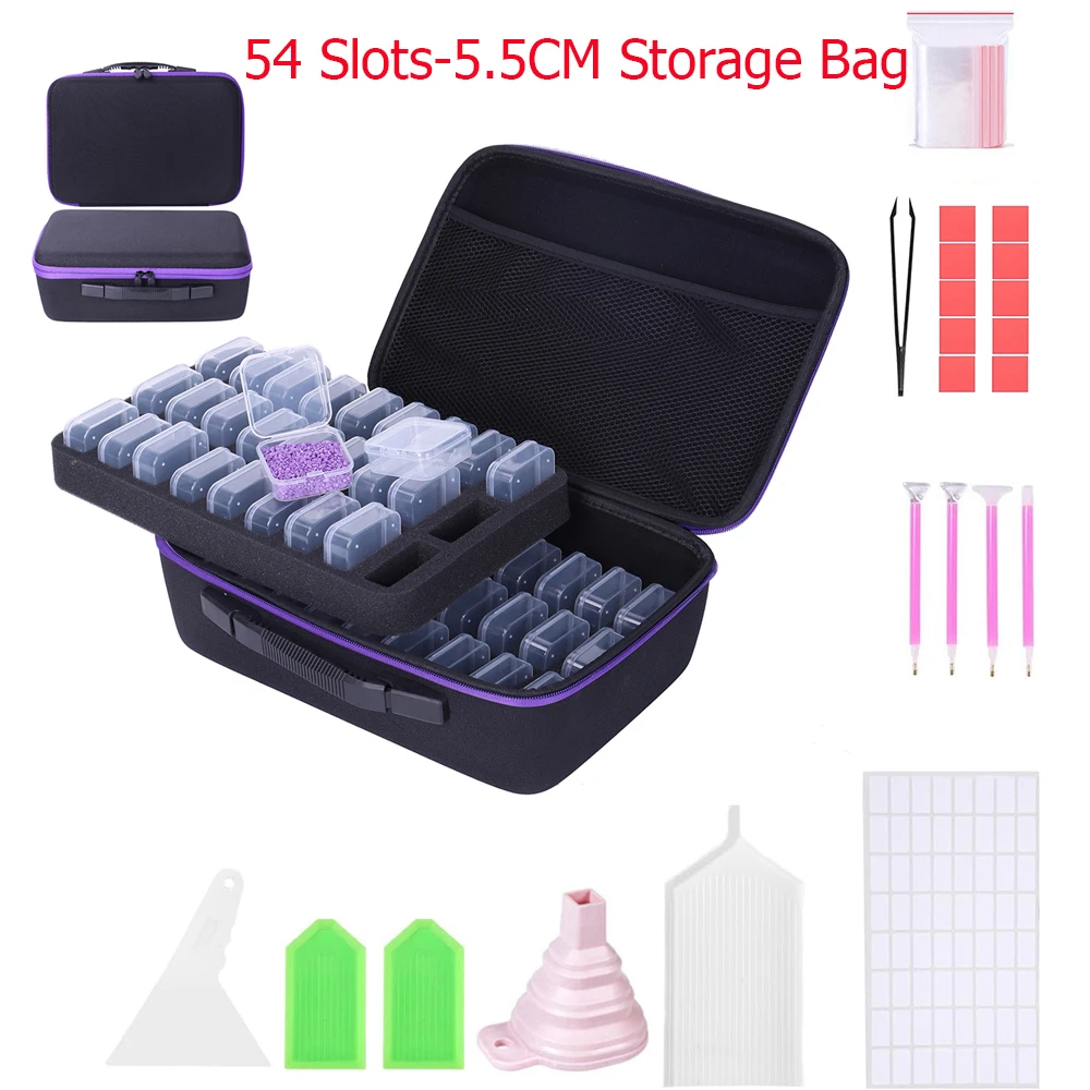 Transparent PP plastic diamond painting storage box with detachable mesh and lid - Durable jewelry organizer, suitable for art s
Transparent PP plastic diamond painting storage box with detachable mesh and lid - Durable jewelry organizer, suitable for art s