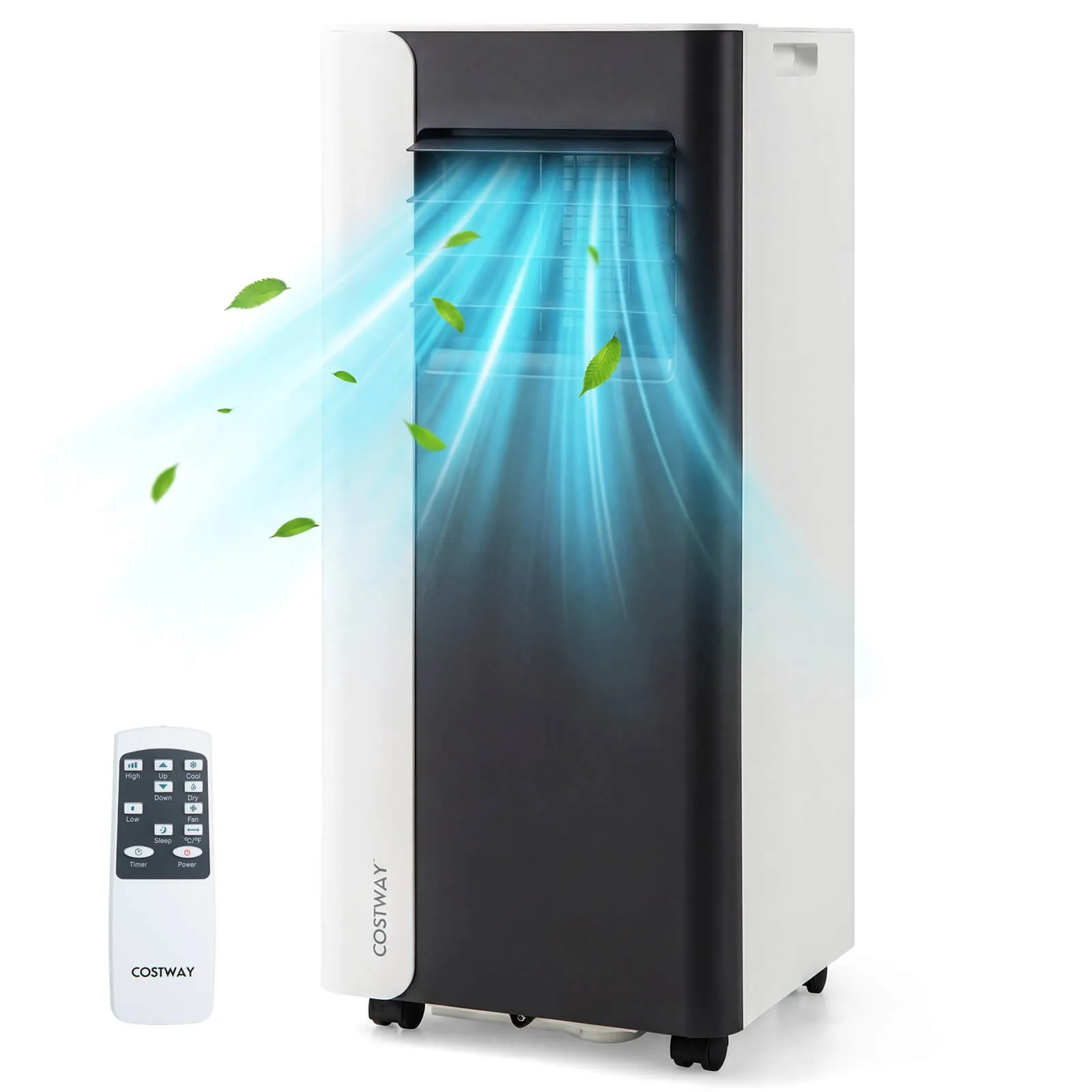 3 in 1 Portable Air Conditioner w/Fan & Dehumidifier Mode, Sleep Mode, 24H Timer
3 in 1 Portable Air Conditioner w/Fan & Dehumidifier Mode, Sleep Mode, 24H Timer