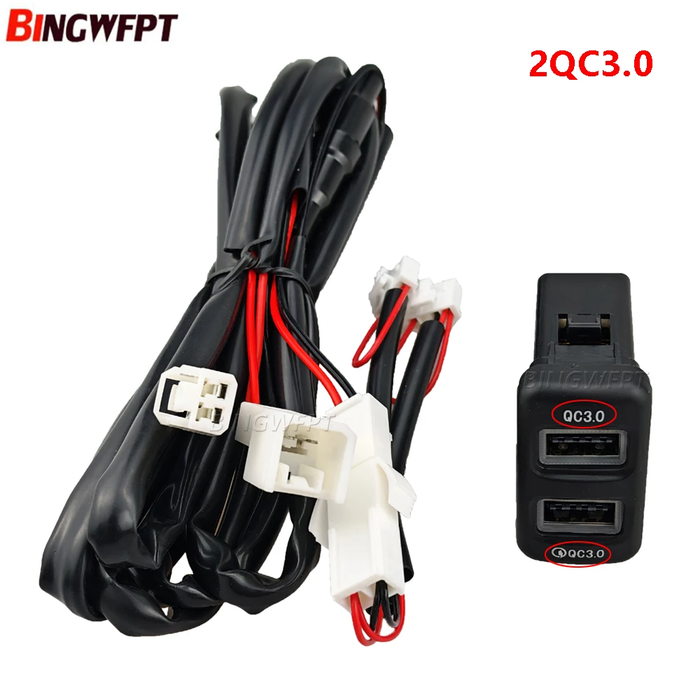 High quality Car PD Charger Power Adapter Socket QC3.0 For Toyota Corolla EX 2004-2009 For Prado 2004-2006
High quality Car PD Charger Power Adapter Socket QC3.0 For Toyota Corolla EX 2004-2009 For Prado 2004-2006