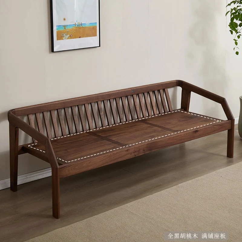 Solid Wood Sofa Living Room Winter and Summer Two-Purpose Sofa Black Walnut Chinese Style
Solid Wood Sofa Living Room Winter and Summer Two-Purpose Sofa Black Walnut Chinese Style