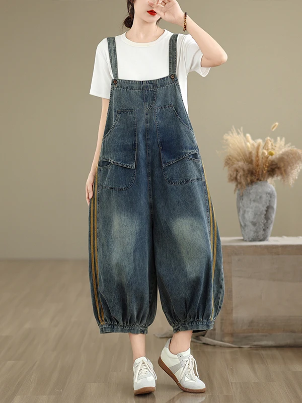 Summer New Faion Contrast Color Blo Denim Overalls Loose plus Size Cuffed Seven-Piece Women's Trendy High Waist Wide Leg ...
Summer New Faion Contrast Color Blo Denim Overalls Loose plus Size Cuffed Seven-Piece Women's Trendy High Waist Wide Leg ...