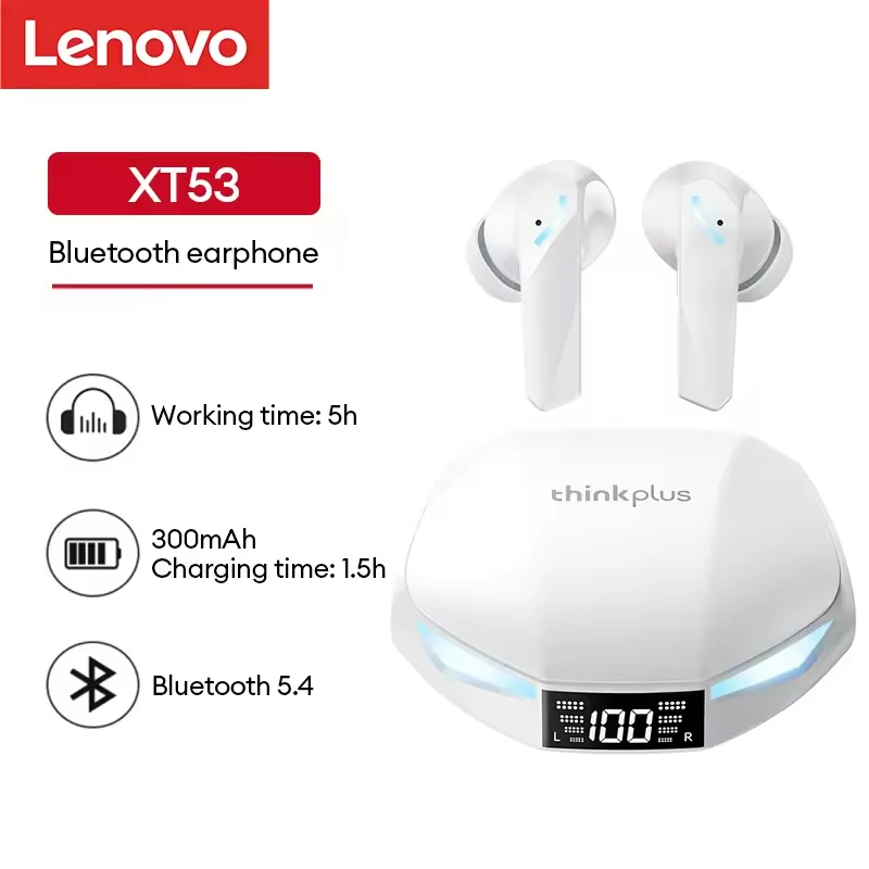 Новые беспроводные наушники Lenovo XT53 с Bluetooth 5.4, сенсорным управлением, для звонков без помощи рук, игровые наушники с глубоким басом и объемным звуком.
Новые беспроводные наушники Lenovo XT53 с Bluetooth 5.4, сенсорным управлением, для звонков без помощи рук, игровые наушники с глубоким басом и объемным звуком.