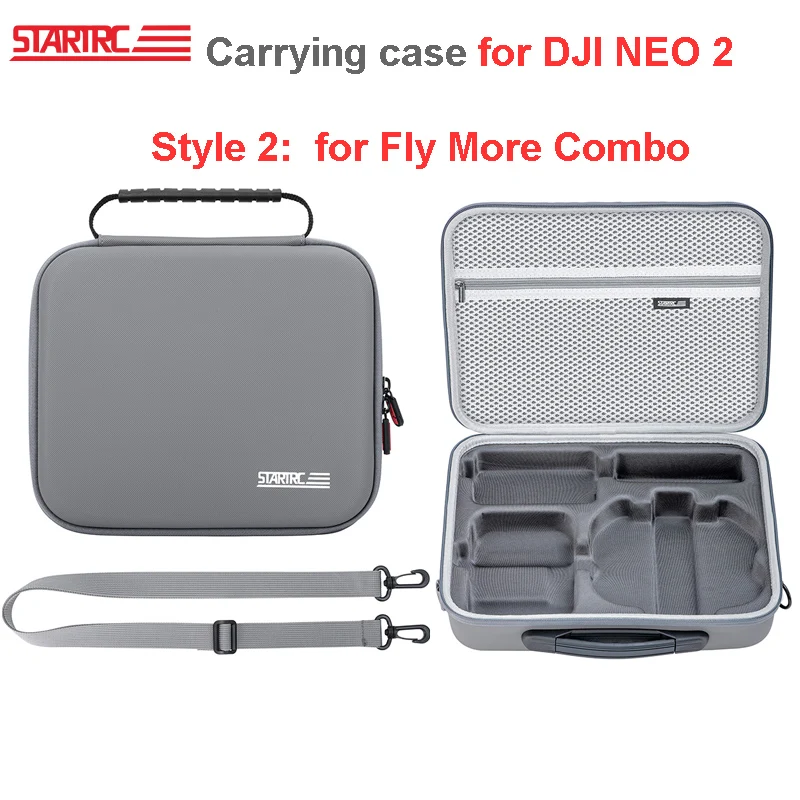 Carrying Case Travel Shoulder Bag For DJI Neo 2 Fly More Combo Drone Accessories Storage Bag PU Portable Handbag Box
Carrying Case Travel Shoulder Bag For DJI Neo 2 Fly More Combo Drone Accessories Storage Bag PU Portable Handbag Box