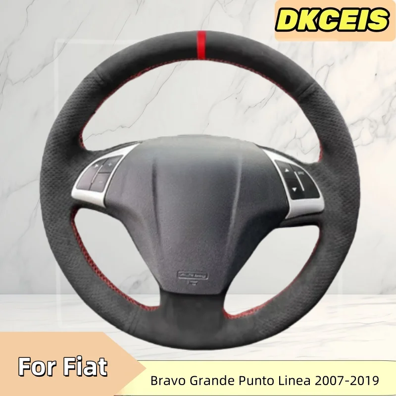 Чехол на руль автомобиля из замши для Fiat Bravo Doblo Grande Punto Linea Qubo Opel, плетеный чехол на руль с перекрестным колесом
Чехол на руль автомобиля из замши для Fiat Bravo Doblo Grande Punto Linea Qubo Opel, плетеный чехол на руль с перекрестным колесом