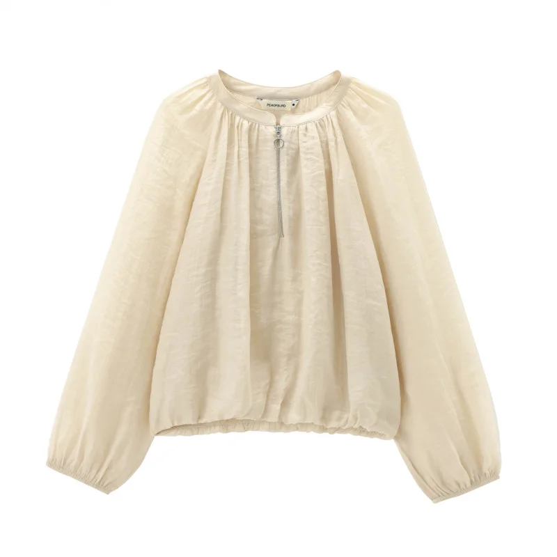 2025Early Spring Tencel на молнии DesigninsWind Повседневный ленивый универсальный однотонный топ с круглым вырезом
2025Early Spring Tencel на молнии DesigninsWind Повседневный ленивый универсальный однотонный топ с круглым вырезом