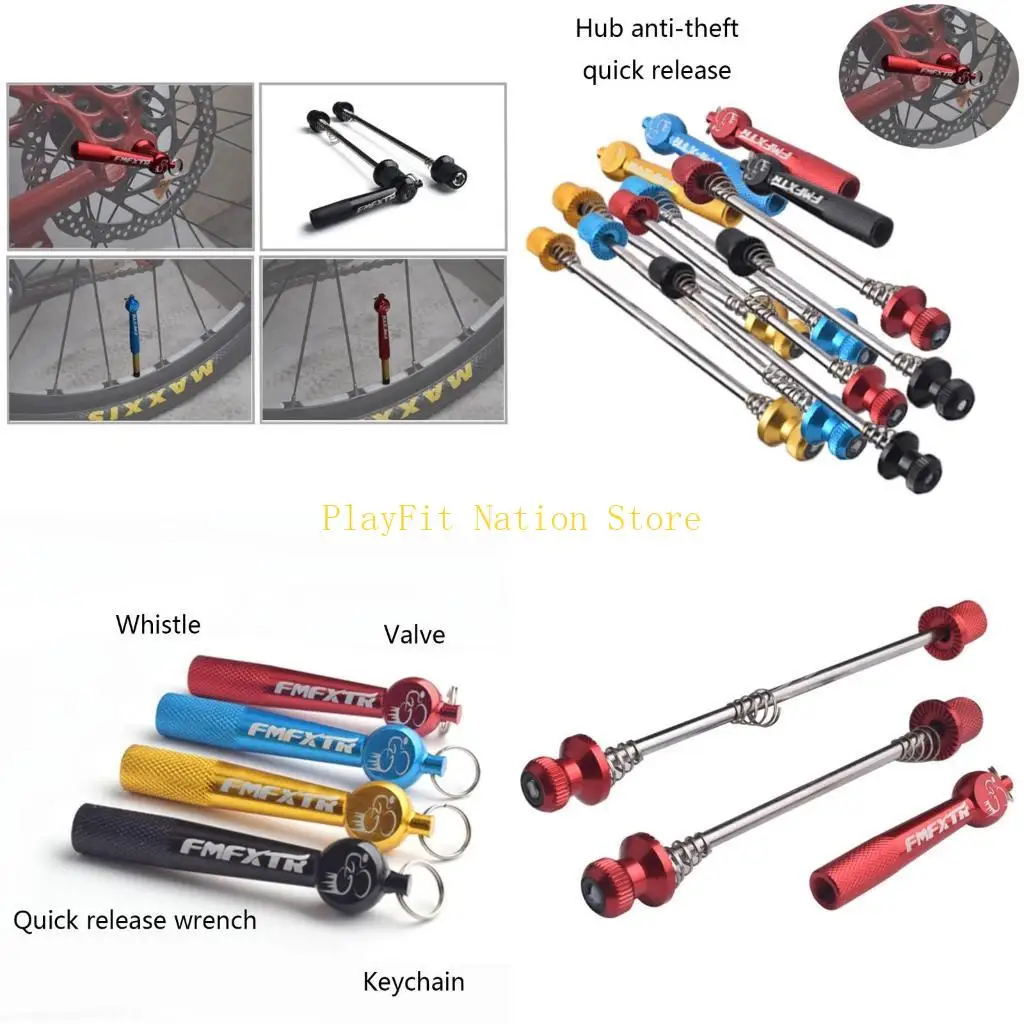 242F Quick Release Skewers Set Anti-theft Aluminum Alloy Bike Wheel for Mtb Mountain Bike Road Bike
242F Quick Release Skewers Set Anti-theft Aluminum Alloy Bike Wheel for Mtb Mountain Bike Road Bike