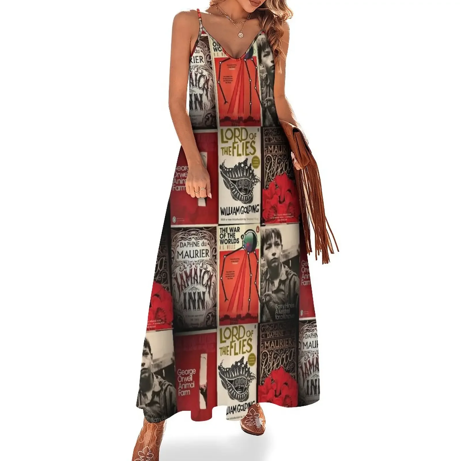 Classic Book Covers Sleeveless Dress Elegant gown Aesthetic clothing party dress women elegant luxury
Classic Book Covers Sleeveless Dress Elegant gown Aesthetic clothing party dress women elegant luxury