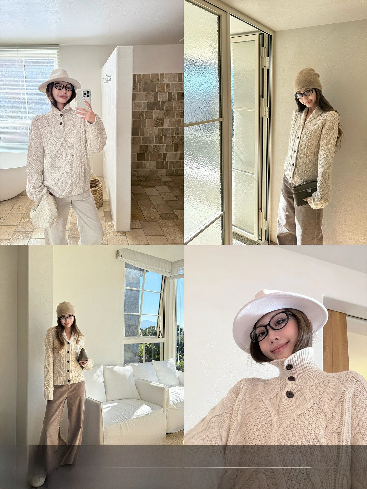 4PRIL Premium 50 Wool Knitted Sweater Double Version Twist Knit Top Stand Collar Cardigan Style Women's Fashion Daily Wear
4PRIL Premium 50 Wool Knitted Sweater Double Version Twist Knit Top Stand Collar Cardigan Style Women's Fashion Daily Wear