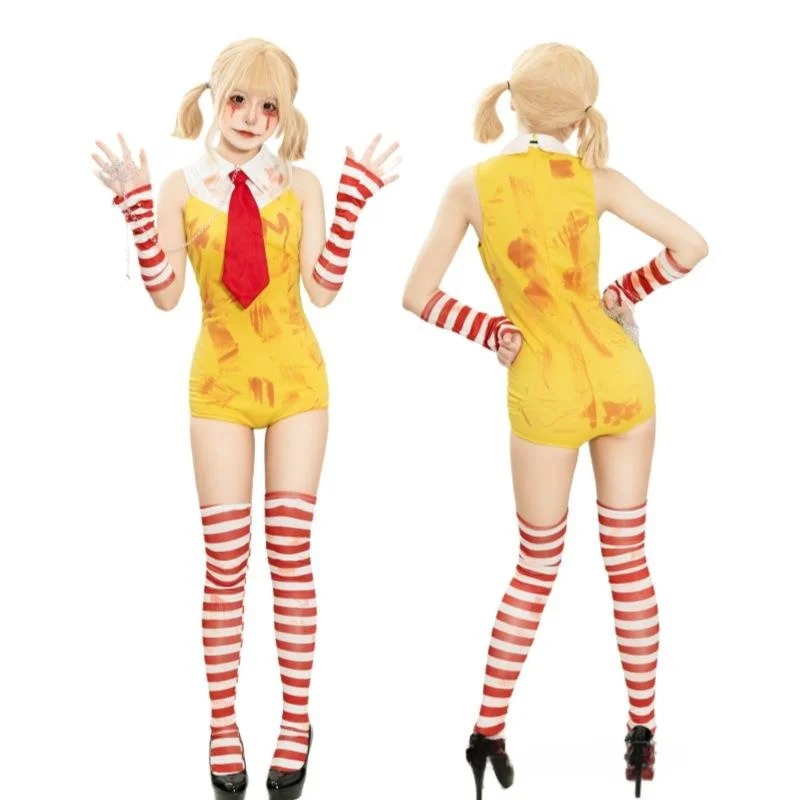 SXL loween Prank Bloodstain Costume Monald's Outfit Festival Performance Apparel Women's Ethnic Stage Clothing
SXL loween Prank Bloodstain Costume Monald's Outfit Festival Performance Apparel Women's Ethnic Stage Clothing