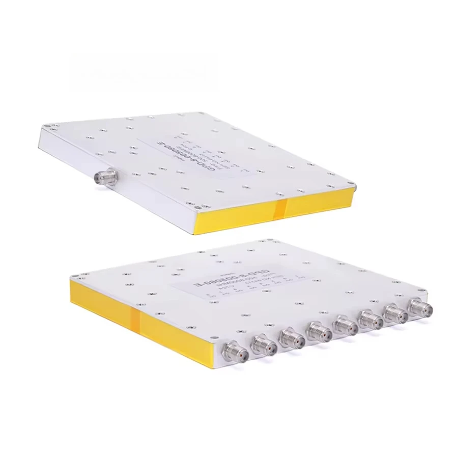 8-Way for SMA Power Divider for Telecom 0.5 GHz to 6 GHz 30 Watt Rated From the Original Title
8-Way for SMA Power Divider for Telecom 0.5 GHz to 6 GHz 30 Watt Rated From the Original Title