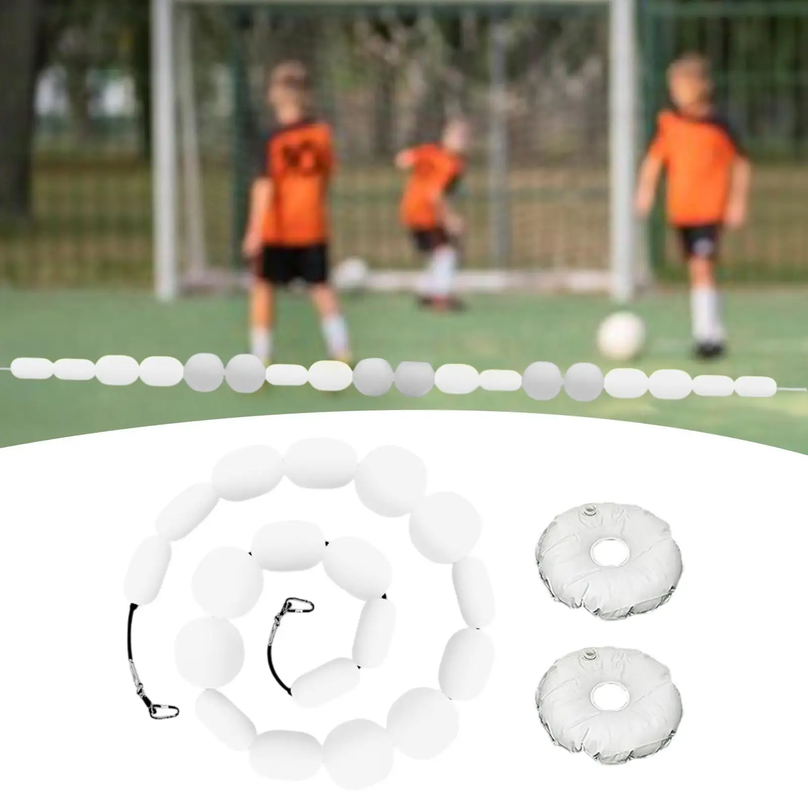 Soccer Goalkeeper Deflection Equipment with Weighted Water Bags 8.2 ft Impact Resistant Training Aid for Playing Field Teens
Soccer Goalkeeper Deflection Equipment with Weighted Water Bags 8.2 ft Impact Resistant Training Aid for Playing Field Teens