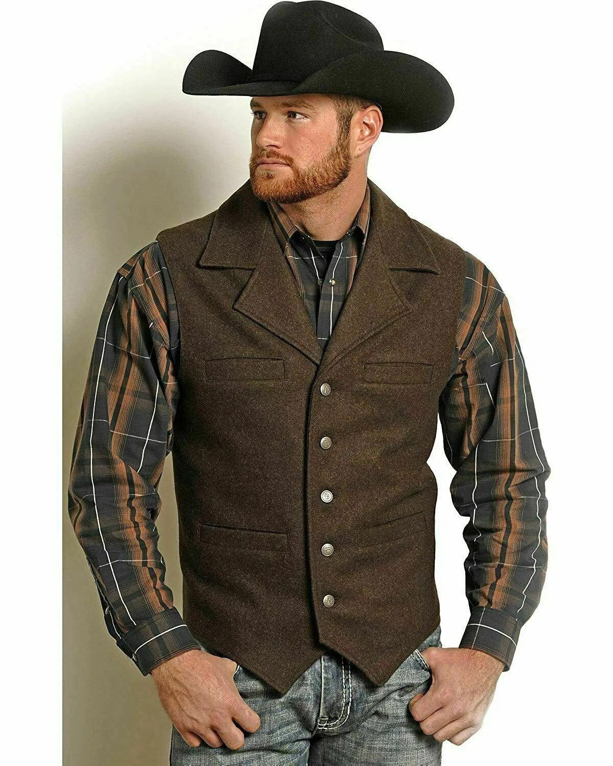 Men's Notched Lapel Wool Blend Tweed Casual Vest Formal Business Vest Groom Wedding Vest
Men's Notched Lapel Wool Blend Tweed Casual Vest Formal Business Vest Groom Wedding Vest