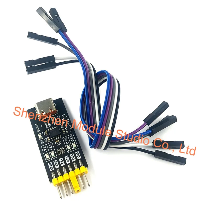 1PCS 3PCS CH342K USB to Dual TTL Serial Adapter, USB Type-C, 3Mbps High-Speed, Multi-Level I/O: 1.8V / 3.3V / 5V
1PCS 3PCS CH342K USB to Dual TTL Serial Adapter, USB Type-C, 3Mbps High-Speed, Multi-Level I/O: 1.8V / 3.3V / 5V