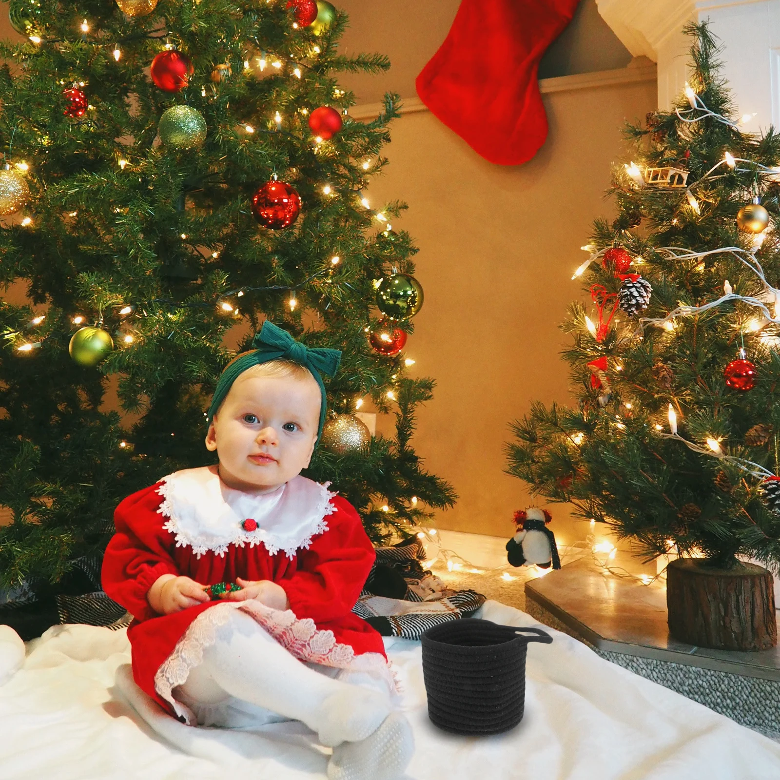 2Pcs Storage Basket Cotton Rope Woven Space-Saving Organizer for Bedroom Makeup Accessories Holder Storage Basket
2Pcs Storage Basket Cotton Rope Woven Space-Saving Organizer for Bedroom Makeup Accessories Holder Storage Basket