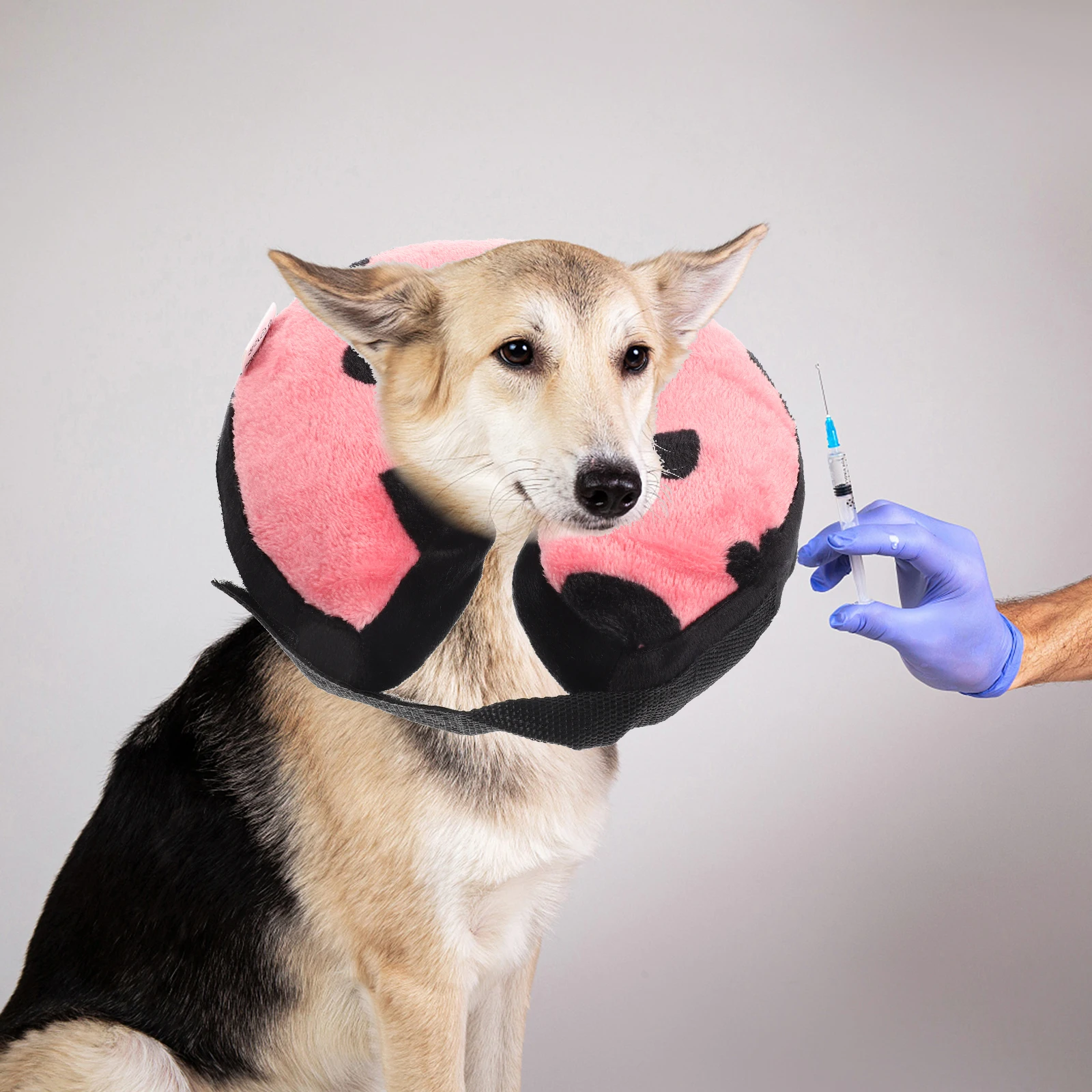 Pet Protection Neck Cover Inflatable Pink Cone Collar Comfortable Accessories Surgical Recovery Breathing Design Dog Cat
Pet Protection Neck Cover Inflatable Pink Cone Collar Comfortable Accessories Surgical Recovery Breathing Design Dog Cat