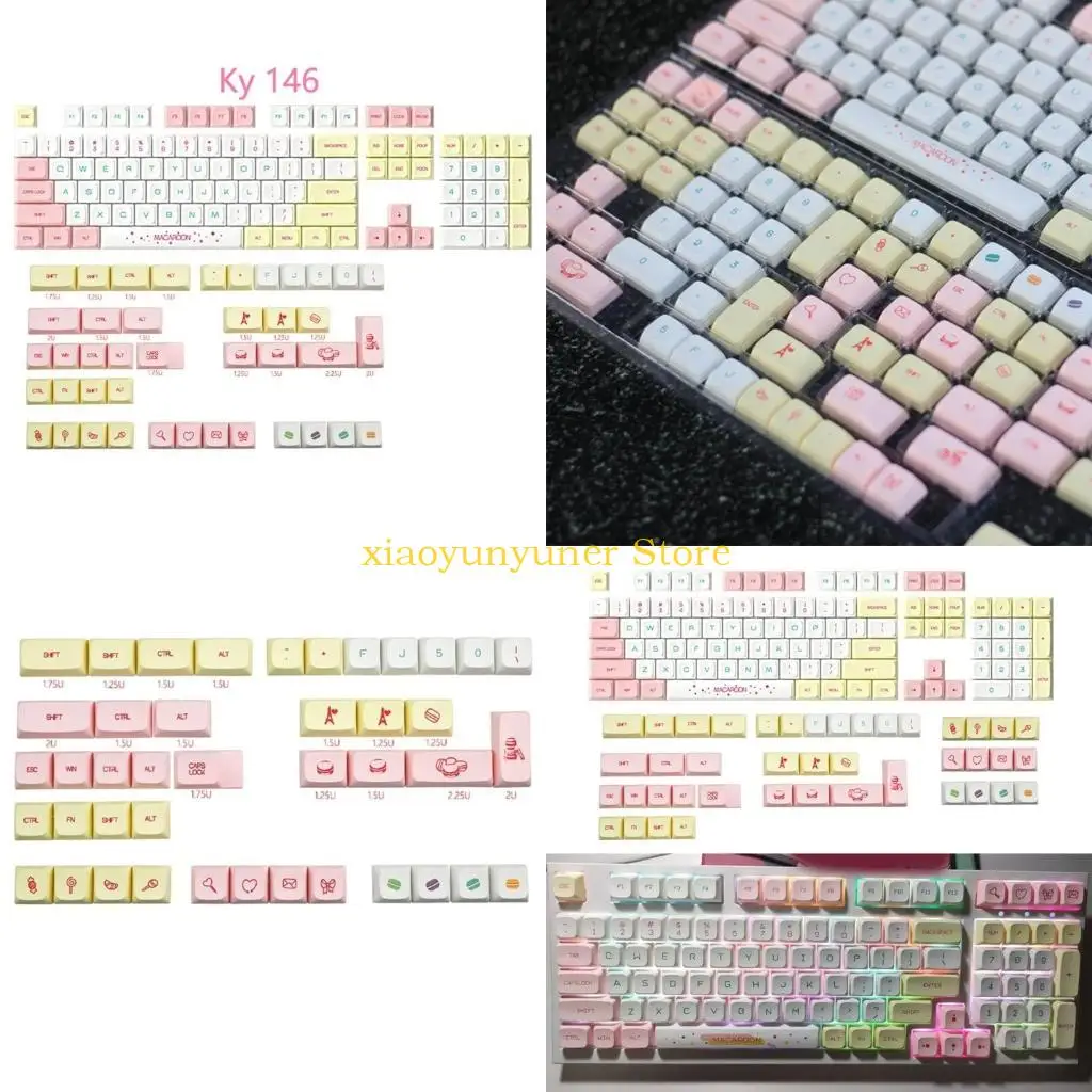 P9JB 146PCS Keycaps Macaron Ethermal XDA Height PBT Keycaps for Mechanical Keyboards
P9JB 146PCS Keycaps Macaron Ethermal XDA Height PBT Keycaps for Mechanical Keyboards