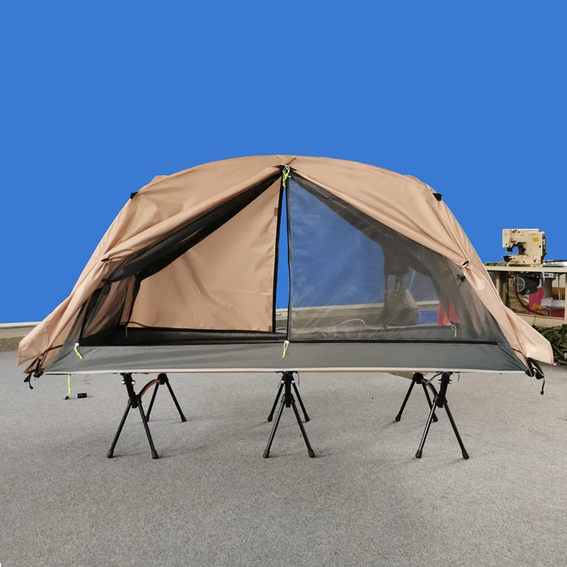 Customized Outdoor Camping Camp Bed Tent Lightweight Folding Double-layer Off-ground Cot Tent
Customized Outdoor Camping Camp Bed Tent Lightweight Folding Double-layer Off-ground Cot Tent