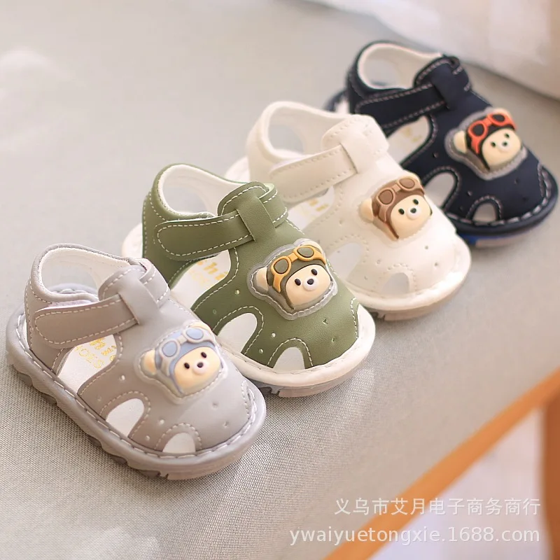 Children's Breathable Walking Shoes Baby Sandals Summer Infant Non Slip Soft Sole Closed Toe Cartoon Boys Girls Shoes Light Up
Children's Breathable Walking Shoes Baby Sandals Summer Infant Non Slip Soft Sole Closed Toe Cartoon Boys Girls Shoes Light Up