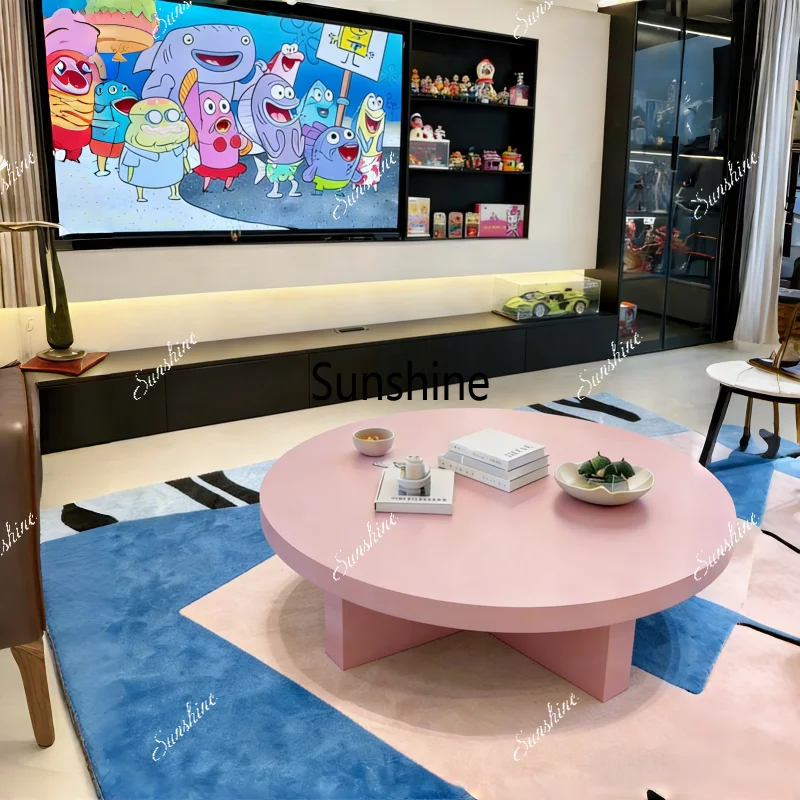 Dopamine cute coffee table living room small low table small apartment balcony tea table
Dopamine cute coffee table living room small low table small apartment balcony tea table