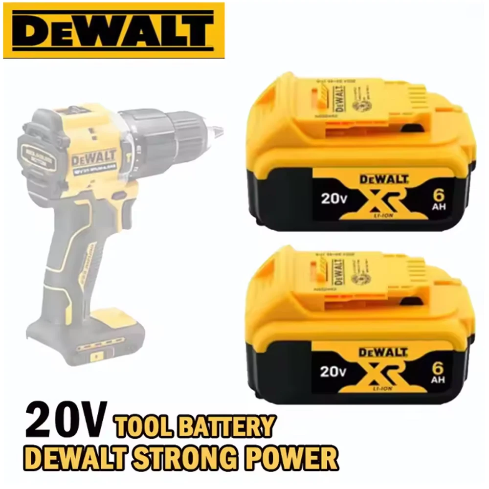 100% Original 20V 6.0Ah MAX Battery Power Tool Replacement For DeWalt DCB184 DCB181 DCB182 DCB200 20V 6A 18Volt 20v Battery
100% Original 20V 6.0Ah MAX Battery Power Tool Replacement For DeWalt DCB184 DCB181 DCB182 DCB200 20V 6A 18Volt 20v Battery