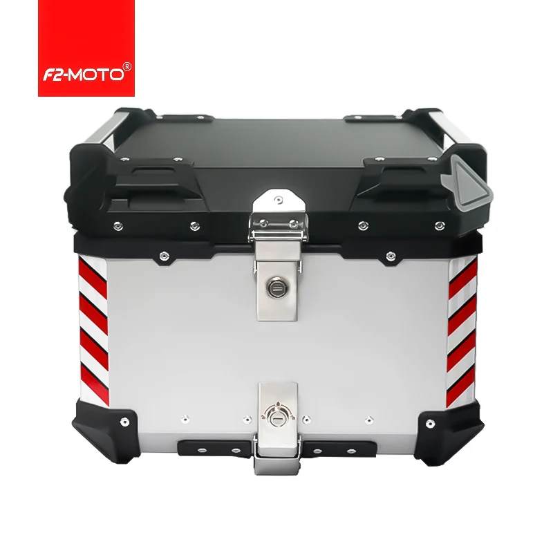 Factory Hot Selling 45L Waterproof Sier Cargo Box Universal Delivery Aluminum Alloy Motorcycle Luggage with Metal Construction
Factory Hot Selling 45L Waterproof Sier Cargo Box Universal Delivery Aluminum Alloy Motorcycle Luggage with Metal Construction