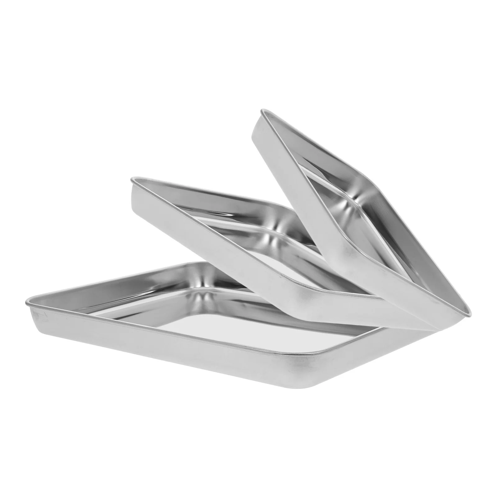 3pcs Stainless Steel Bbq Tray Set Flat Bottom Baking Pan Grilling Steaming Serving Food Camping Oven Pastry Platter Metal
3pcs Stainless Steel Bbq Tray Set Flat Bottom Baking Pan Grilling Steaming Serving Food Camping Oven Pastry Platter Metal