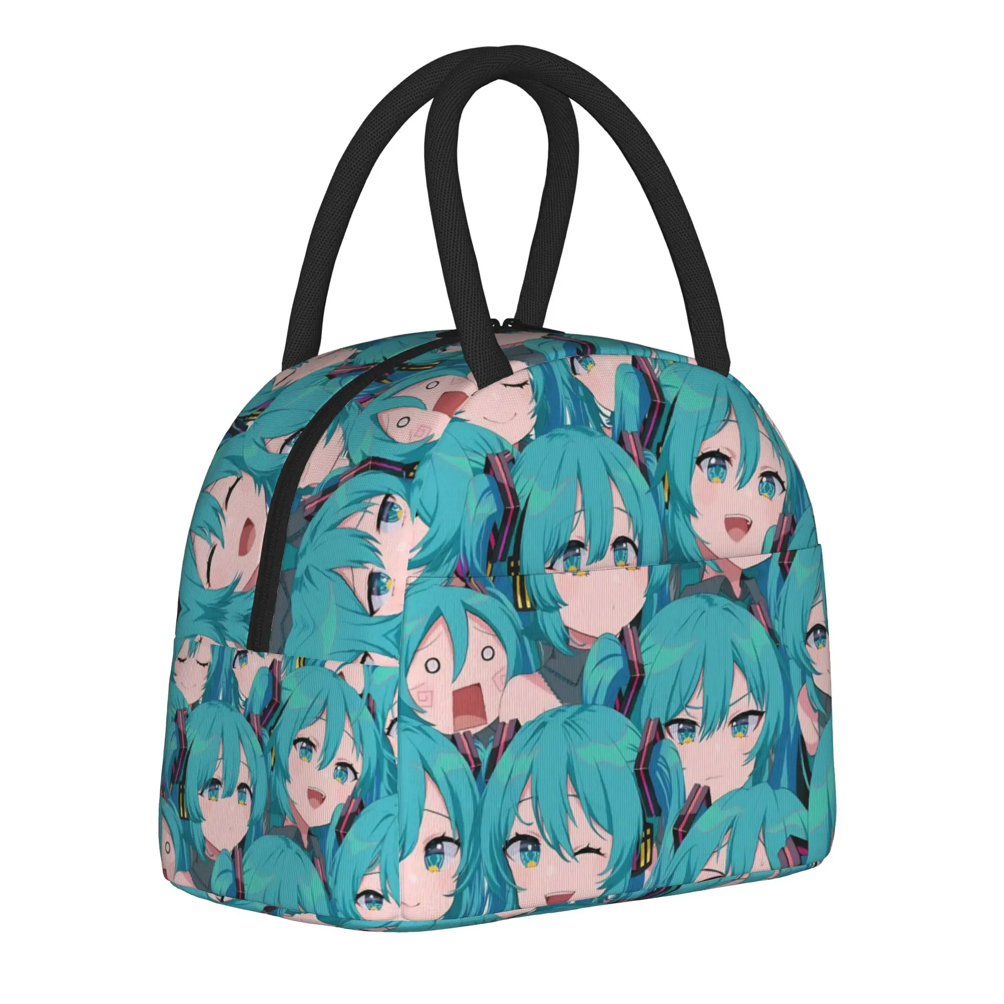 Hatsunes Mikus Thermal Insulated Lunch Bags for Travel Portable Food Bag Men Women Thermal Cooler Lunch Box
Hatsunes Mikus Thermal Insulated Lunch Bags for Travel Portable Food Bag Men Women Thermal Cooler Lunch Box