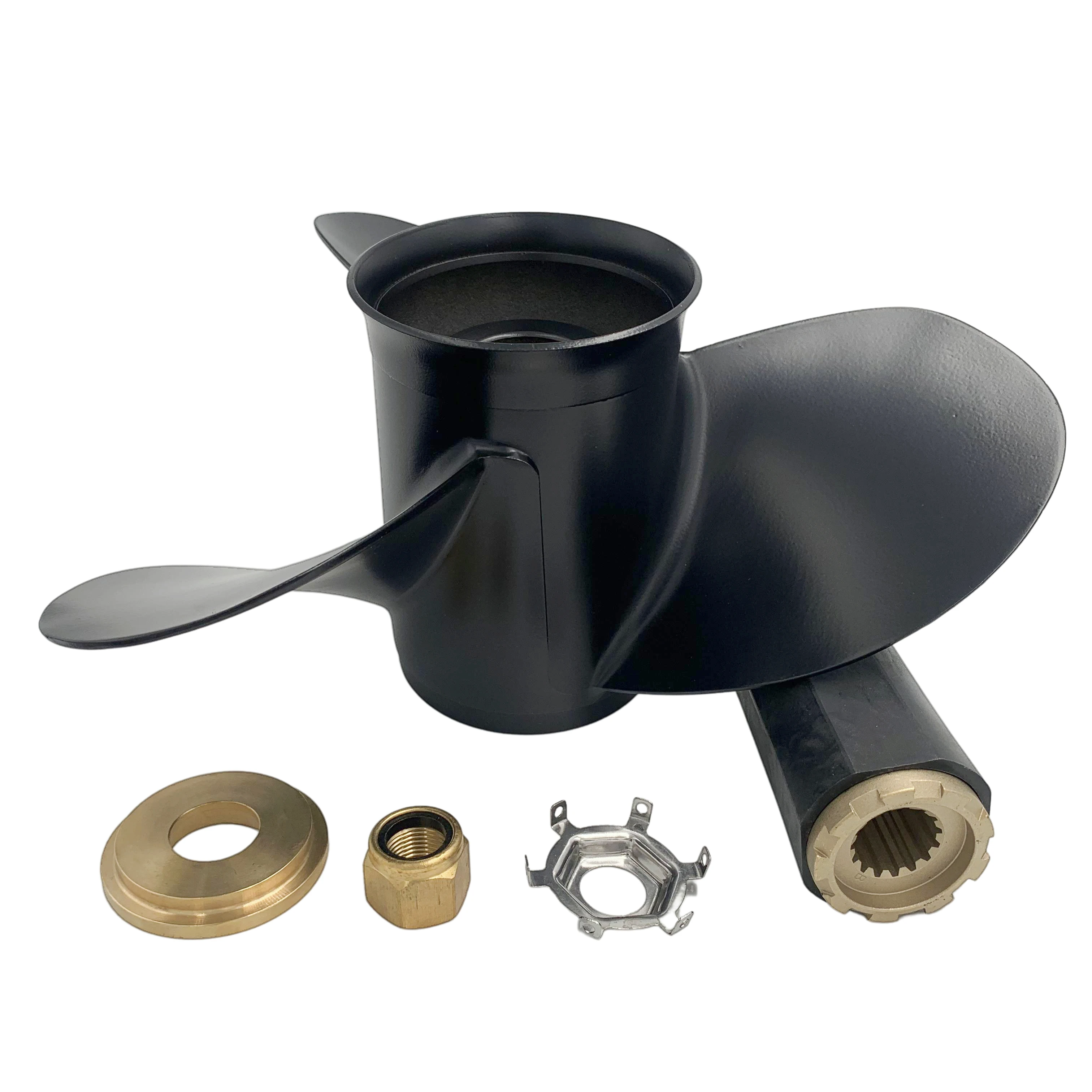 Boat Propeller 14x13 for Mercury 60HP-125HP 3 Blades Aluminum 15 Tooth RH OEM NO: 48-77340A45 14x13
Boat Propeller 14x13 for Mercury 60HP-125HP 3 Blades Aluminum 15 Tooth RH OEM NO: 48-77340A45 14x13