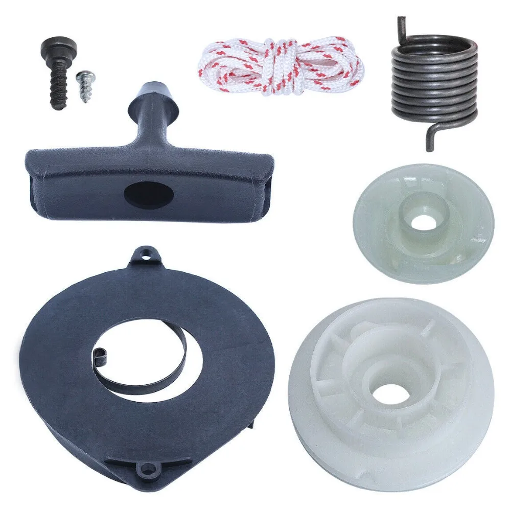 Recoil Starter Pulley Spring Grip Rope Kit #540057502 For Husqvarna 435 440 Saw
Recoil Starter Pulley Spring Grip Rope Kit #540057502 For Husqvarna 435 440 Saw