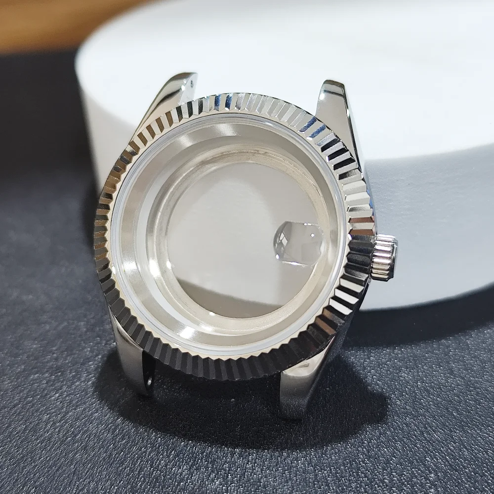 NH35 41mm Case For Nh34 Nh35 Movement 41mm Sapphire Watches Case 41mm Fluted Bezel NH35 Case 41mm NH34 Watch Case Accessories
NH35 41mm Case For Nh34 Nh35 Movement 41mm Sapphire Watches Case 41mm Fluted Bezel NH35 Case 41mm NH34 Watch Case Accessories