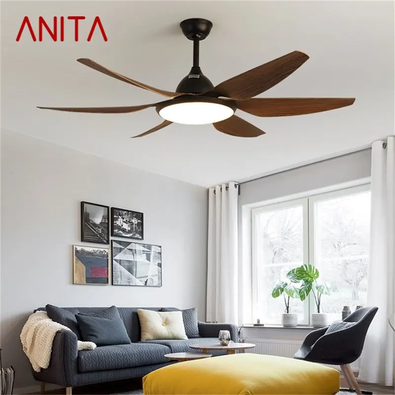ANITA Classical Wood 56” Ceiling Fan Light with Remote Control LED Lamp for Home Dining Living Room
ANITA Classical Wood 56” Ceiling Fan Light with Remote Control LED Lamp for Home Dining Living Room