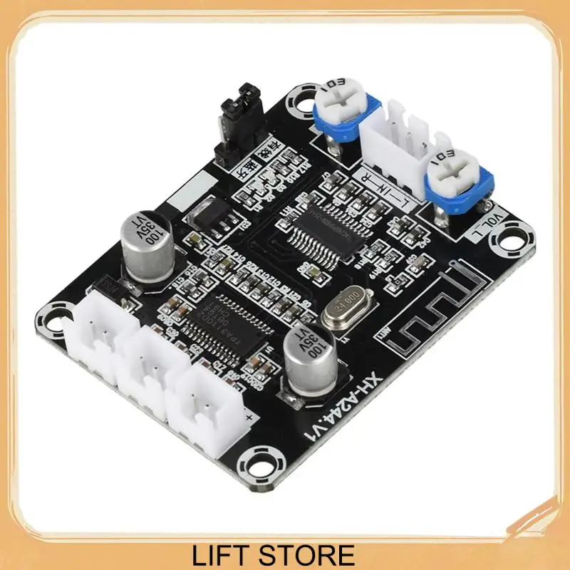 BTLIFE-XH-A244 DC12- 24V Bluetooth Audio Amplifier Module Dual Channel Stereo Amplifier Dual Channel 30Wx 2 Hifi Stereo Amplifie
BTLIFE-XH-A244 DC12- 24V Bluetooth Audio Amplifier Module Dual Channel Stereo Amplifier Dual Channel 30Wx 2 Hifi Stereo Amplifie