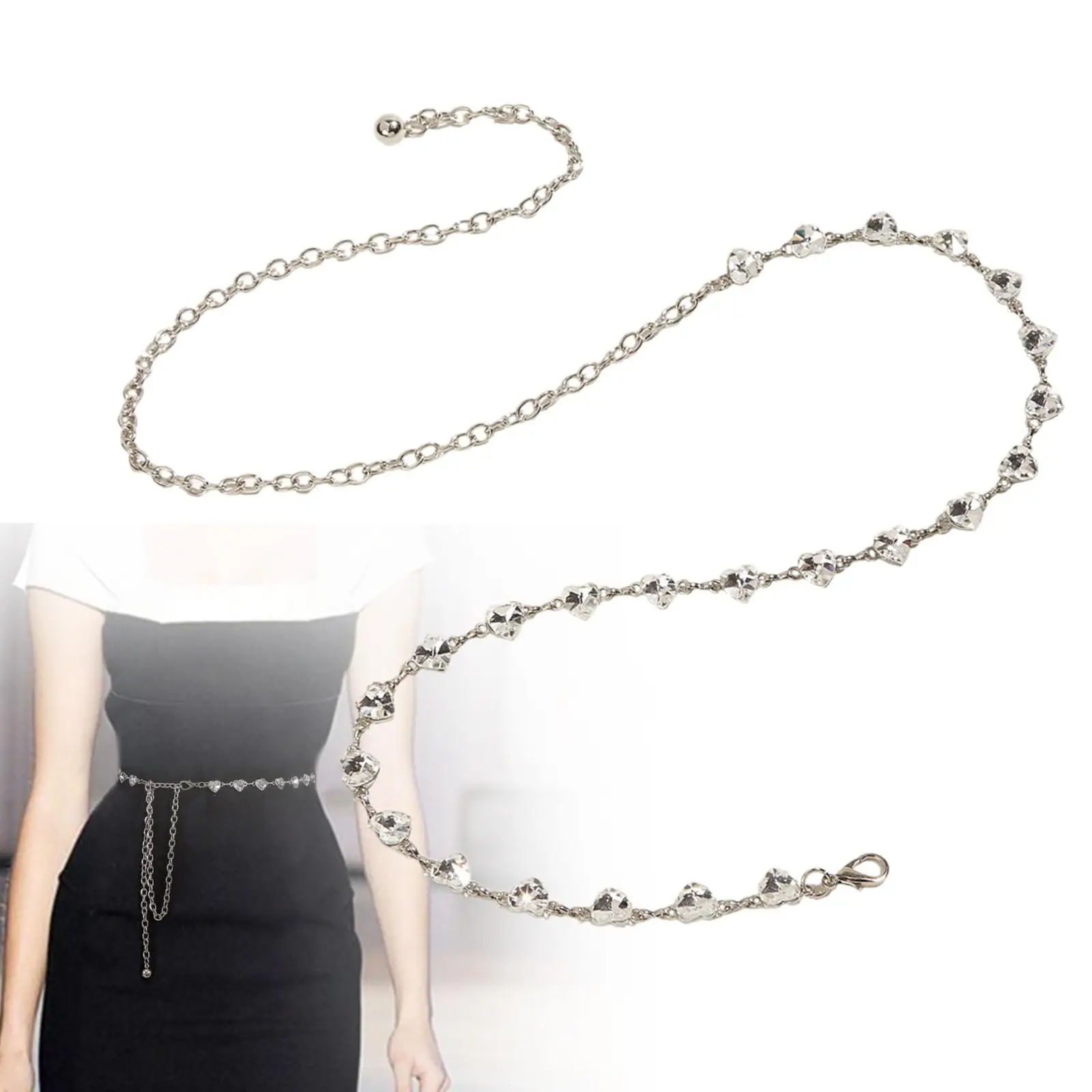 Metal Women Waist Chain Belt Adjustable Body Jewelry Casual Body Chain Punk Dress Belts for Pants Jeans Skirt Clothes Dress
Metal Women Waist Chain Belt Adjustable Body Jewelry Casual Body Chain Punk Dress Belts for Pants Jeans Skirt Clothes Dress