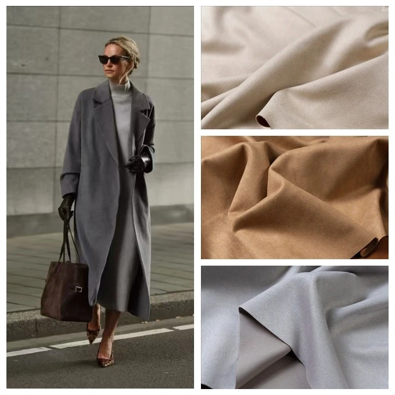 Эластичная замшевая ткань на метры для пальто, ветровок, жилетов, платьев, юбок, для шитья своими руками, гладкая, теплая, матовая, немнущаяся, износостойкая
Эластичная замшевая ткань на метры для пальто, ветровок, жилетов, платьев, юбок, для шитья своими руками, гладкая, теплая, матовая, немнущаяся, износостойкая