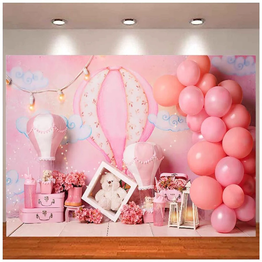 Photography Backdrop Hot Pink Air Balloon Party Banner Travel Girl Adventure Baby Shower Birthday Decor Photo Studio Background
Photography Backdrop Hot Pink Air Balloon Party Banner Travel Girl Adventure Baby Shower Birthday Decor Photo Studio Background