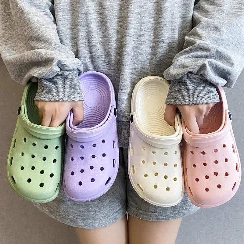 Women Waterproof Slippers Summer Outdoor Women Slides Soft Sole Garden Shoes Indoor Solid Colored Slippers Holes Shoes
Women Waterproof Slippers Summer Outdoor Women Slides Soft Sole Garden Shoes Indoor Solid Colored Slippers Holes Shoes