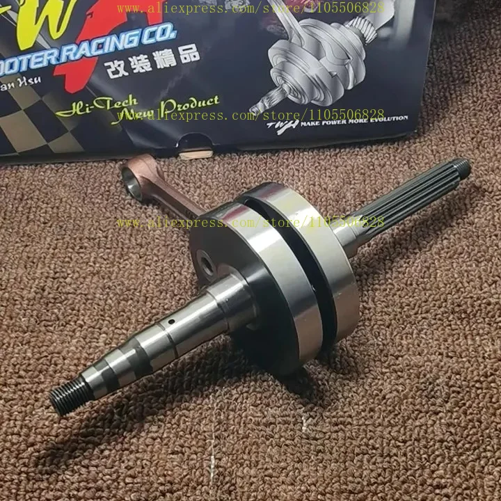 Genuine Taiwan TWH punctual BWS100 duck 100 modified crankshaft 53mm pull 520 bakelite crankshafts
Genuine Taiwan TWH punctual BWS100 duck 100 modified crankshaft 53mm pull 520 bakelite crankshafts