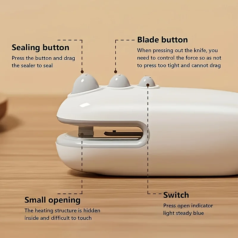 Mini Seal Bag Machine, Cutter Heat Sealer, Rechargeable Seal Bag Machine,Handheld Magnetic Heat Sealer,Portable Seal Bag Machine
Mini Seal Bag Machine, Cutter Heat Sealer, Rechargeable Seal Bag Machine,Handheld Magnetic Heat Sealer,Portable Seal Bag Machine