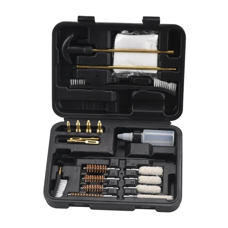 Gun Cleaning Kit Barrel Brush Tool Patches Cotton 9mm Swabs Mat Set Universal Rod Hunting Accessories Glock19 M16 Ar 15 Aк 74
Gun Cleaning Kit Barrel Brush Tool Patches Cotton 9mm Swabs Mat Set Universal Rod Hunting Accessories Glock19 M16 Ar 15 Aк 74