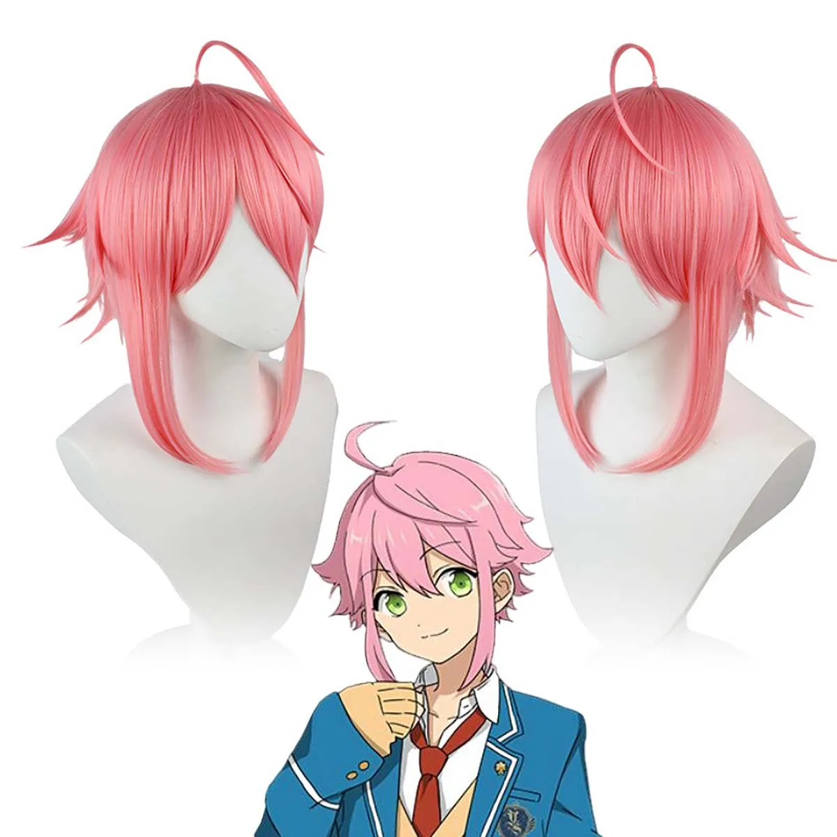 Anime Ensemble Stars Tori Himemiya Pink Short Curly Heat Resistant Fiber Synthetic Wig
Anime Ensemble Stars Tori Himemiya Pink Short Curly Heat Resistant Fiber Synthetic Wig