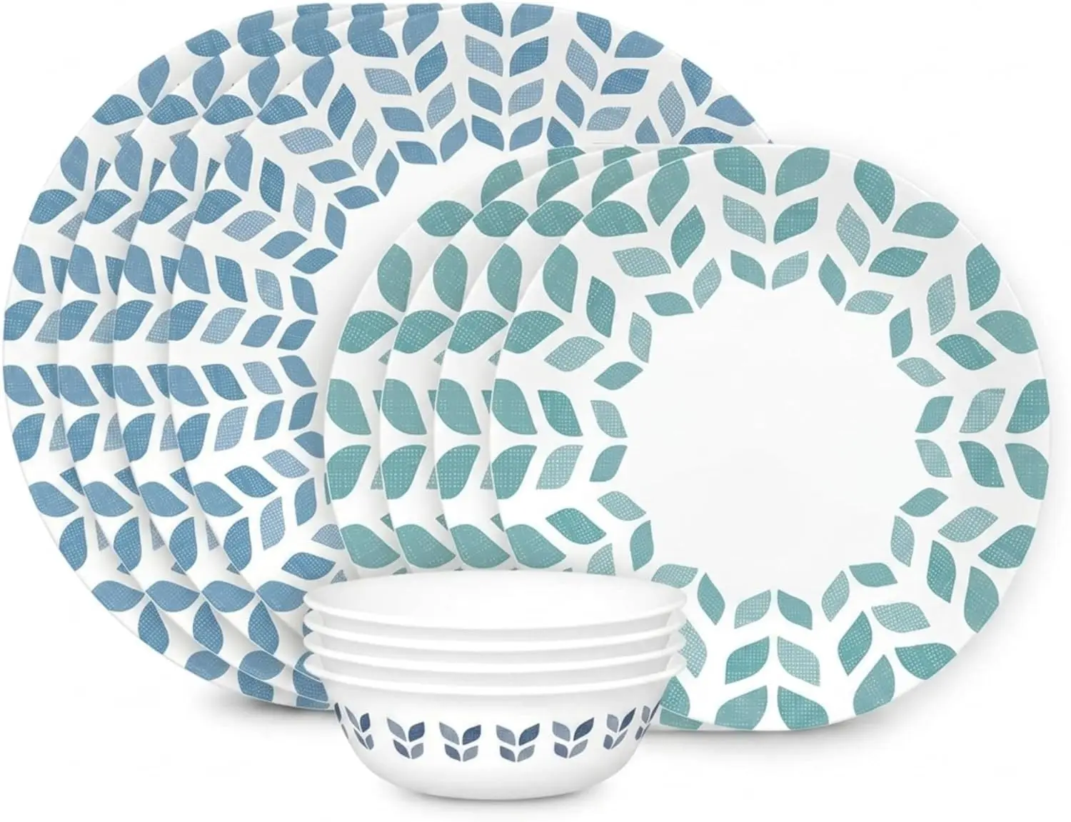 Glass Dinnerware Set, Chip & Crack Resistant Triple Layer Glass, 12-PC Dinnerware Set, Northern Pines
Glass Dinnerware Set, Chip & Crack Resistant Triple Layer Glass, 12-PC Dinnerware Set, Northern Pines