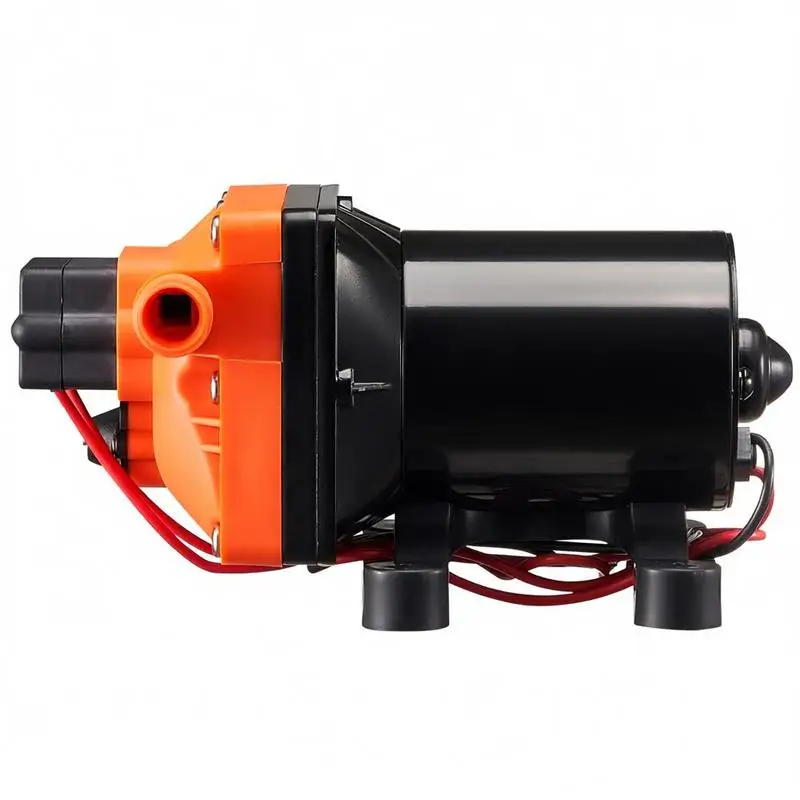 12V Diaphragm Pump, 3 GPM (11.36 L/min), 4-Chamber 12 Volt DC Water Pump with Automatic Pressure Switch 40-100 PSI Adjustable, 55 PSI, 1/2'' MNPT Port, for RV Yacht Food Truck Camper Marine
12V Diaphragm Pump, 3 GPM (11.36 L/min), 4-Chamber 12 Volt DC Water Pump with Automatic Pressure Switch 40-100 PSI Adjustable, 55 PSI, 1/2'' MNPT Port, for RV Yacht Food Truck Camper Marine