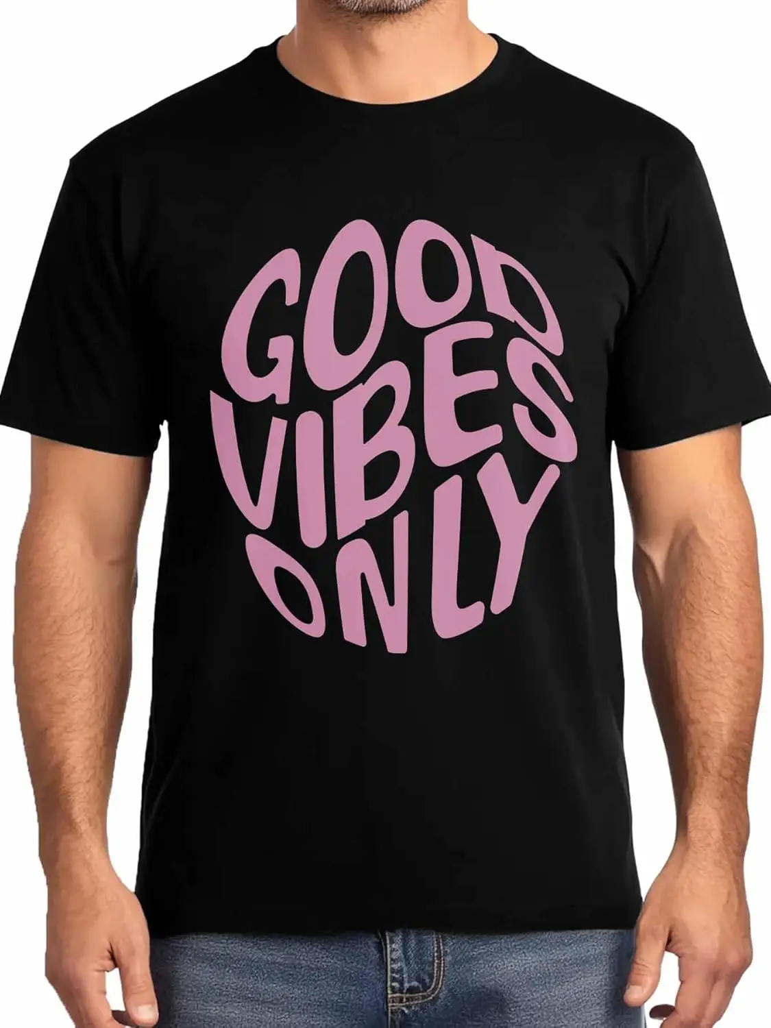 Good Vibes Mens T-Shirts,Short Sleeve Quick Drying T Shirts for Men Crew Neck Tee Warm Quote Men's T-Shirts
Good Vibes Mens T-Shirts,Short Sleeve Quick Drying T Shirts for Men Crew Neck Tee Warm Quote Men's T-Shirts